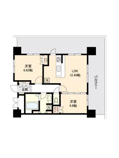 リボンシティコミュニティ【9階】の間取り