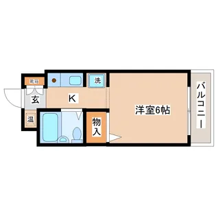 エレガンス宮町【3階】の間取り