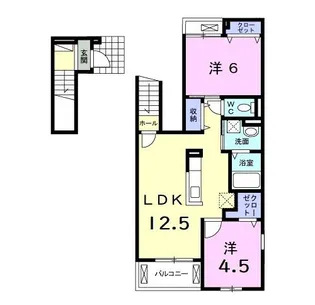 レイナ・アネーロ【2階】の間取り