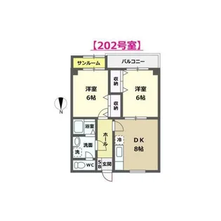 ジョア松島【2階】の間取り