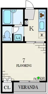 翠丘荘【1階】の間取り