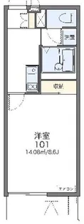 レオネクストドエル小竹向原【1階】の間取り