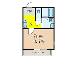 ロイヤルワン中穂茨木【2階】の間取り