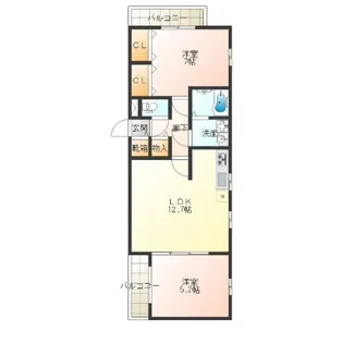 KTIレジデンス天神ノ森【1階】の間取り