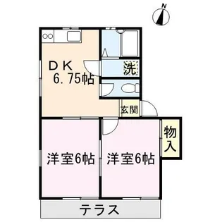 ドゥコーポレネオ【1階】の間取り