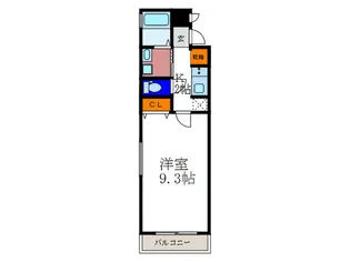 コンフォート下鴨【2階】の間取り