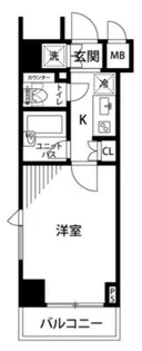 ルーブル清澄白河弐番館【3階】の間取り