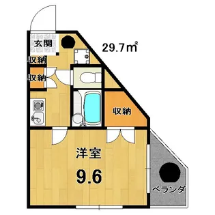 ディアリオ大宮【2階】の間取り