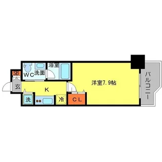 アーデン堺筋本町【4階】の間取り