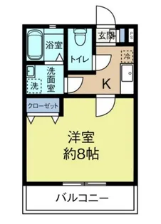 クレフラスト浜松駅南【2階】の間取り