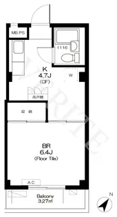 ピース和泉【3階】の間取り