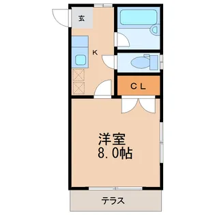 リバーサイドKOYO【1階】の間取り