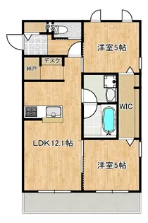 Laule’a B~ラウレアビー~【3階】の間取り