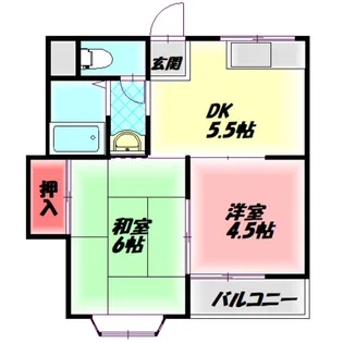 WESTヒルズ神田【2階】の間取り