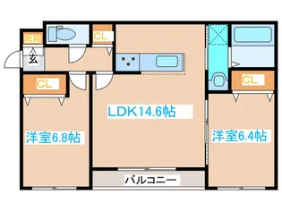 Coruscant Tsukisamu【1階】の間取り