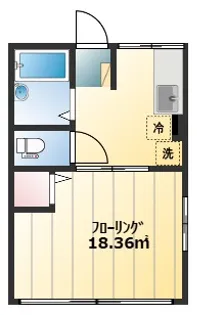 カーサブランカ【2階】の間取り