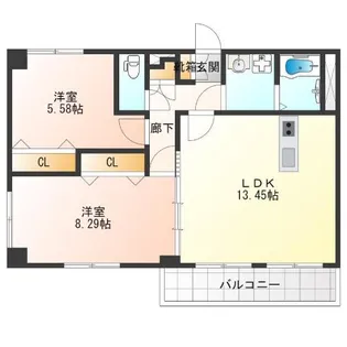 Buds8【1階】の間取り