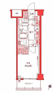 グレーシアフィット三ツ境【5階】の間取り