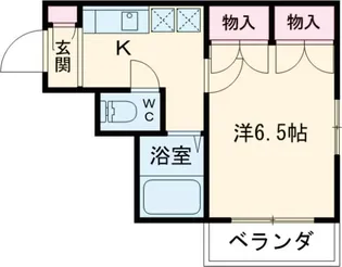 サンパレス世田谷【1階】の間取り