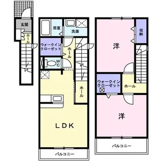 ヒルトップ【2階】の間取り