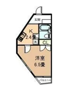 サンシティ中野島第二【3階】の間取り
