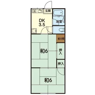 ユニゾンII【2階】の間取り