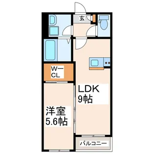 BRAVEBASE砂原I【2階】の間取り