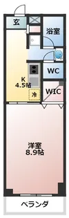 ローズパーク参番館【4階】の間取り