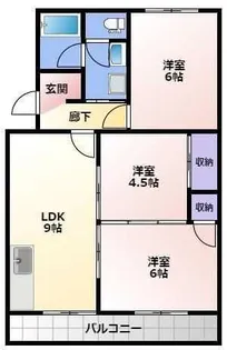 柳田マンション【1階】の間取り