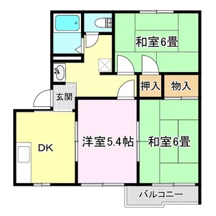 ラ・フォーレ泉A【1階】の間取り