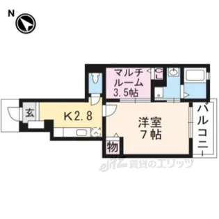 ラ・エトワール【1階】の間取り