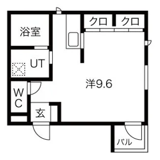 レイディエンス庄内通【3階】の間取り