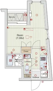 セリュークス品川東大井II【2階】の間取り