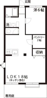 グリーンパーク田園1号【1階】の間取り