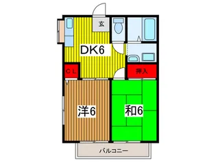 サンシャインII【2階】の間取り