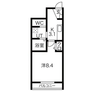 グランドゥールIII(C)【1階】の間取り