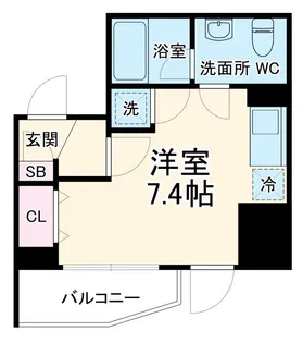 ライブコート草加【9階】の間取り
