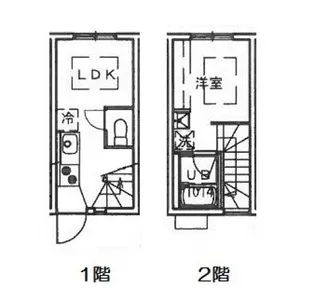 本浦コーポラスI【1階】の間取り