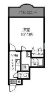 パレススィートI【6階】の間取り