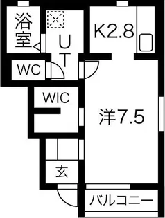 ポールスター A棟【1階】の間取り