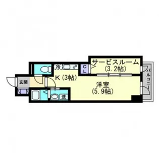 Park Grande蕃山【9階】の間取り