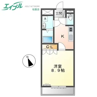 スターリィ・パレスI【1階】の間取り