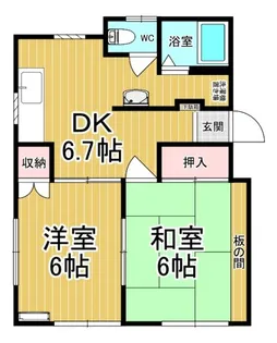 グリーンガーデン No.7【1階】の間取り