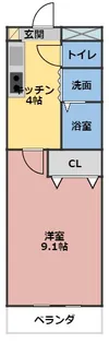 ブロッサムガーデン利平治【2階】の間取り