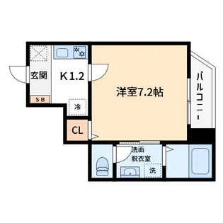 カーサ山喜【3階】の間取り