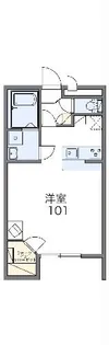 レオパレスステビア【2階】の間取り