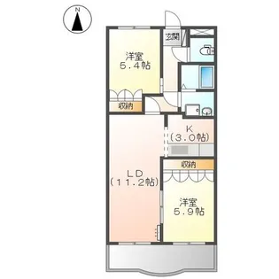 グランドパレス【3階】の間取り