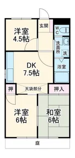 グリーンパーク湘南【2階】の間取り