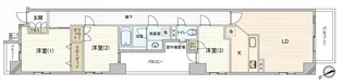 藤和シティホームズ船橋本町通り弐番館【3階】の間取り