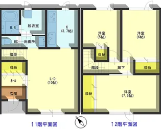 ケントタウン【2階】の間取り